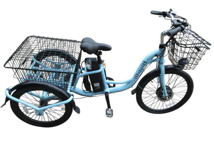 Bintelli Trio Electric Trike Light Blue